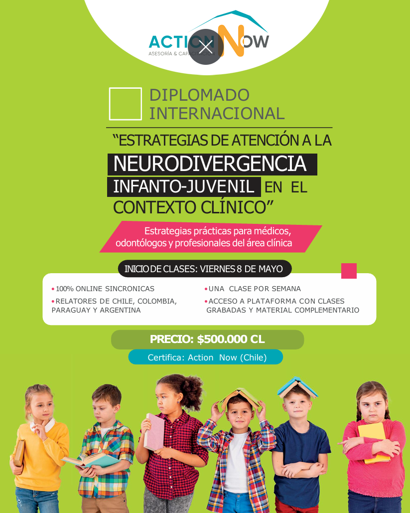 Diplomado en Atención Clínica de la Neurodivergencia Infanto-Juvenil
